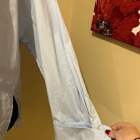 Rachel Comey Adair Oxford Blouse in Sky Blue, size 4 - Picture 8 of 11